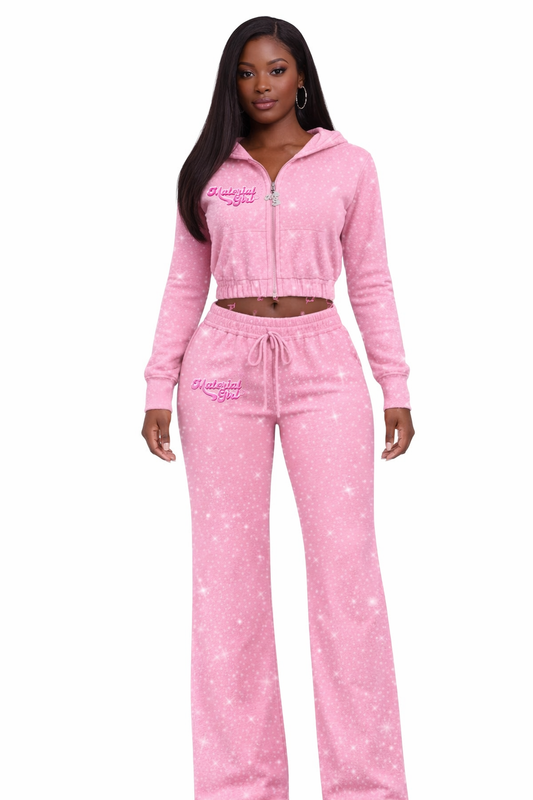 Material Girl Set- Pink