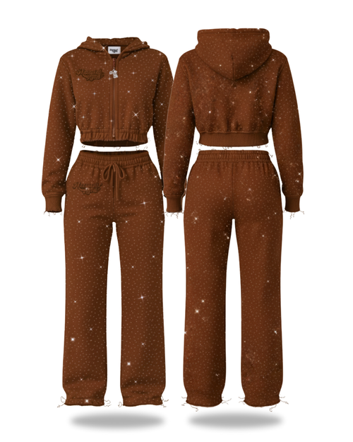 Material Girl Set - Brown