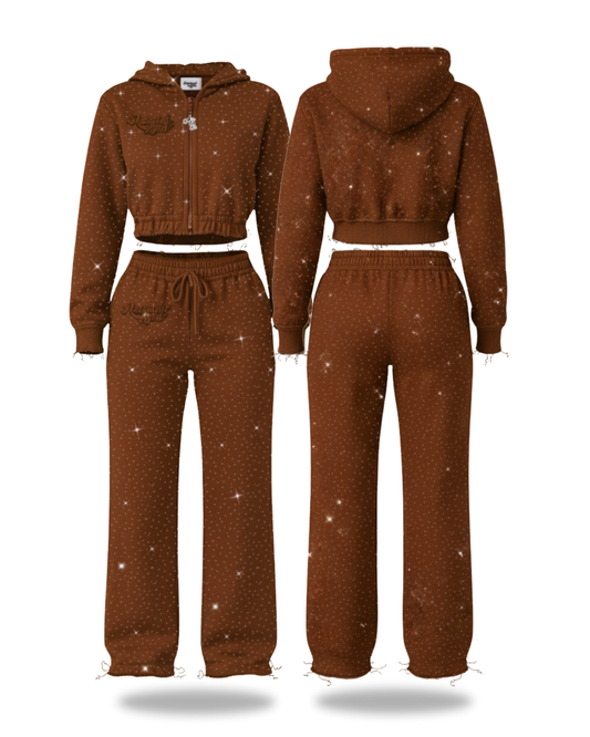 Material Girl Set - Brown